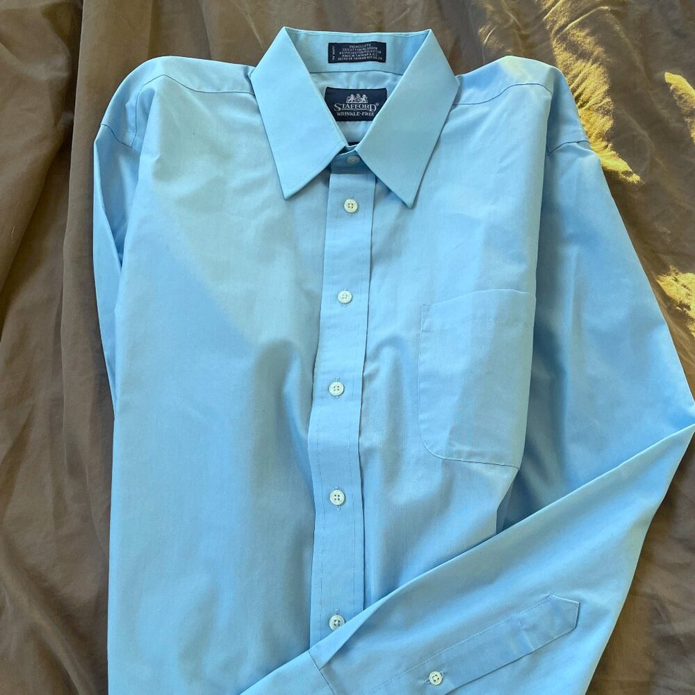 EUC Stafford Broadcloth Dress Shirt